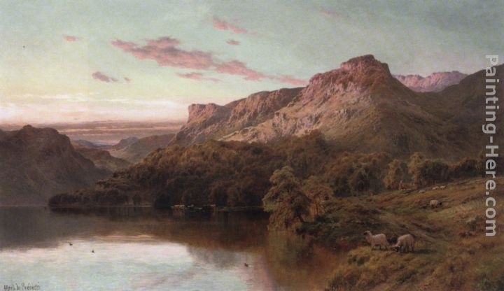 Alfred Fontville De Breanski Autumn In The Highlands